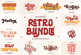 Giveaway – Retro Font Bundle: Free 10 Premium Groovy and Retro-Inspired Fonts | Commercial License Included