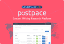 Up to 95% Off on Postpace (Lifetime Subscription) – Content Writing Research Platform